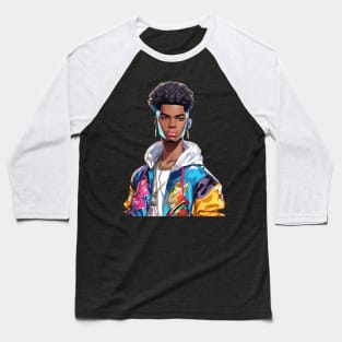 Afro Hair Baseball T-Shirt